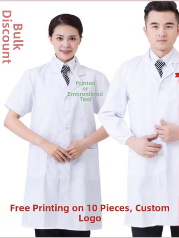 Gydytojo chalatas, medvilnės mišinio audinys; drėgmės nutekėjimas; pamušalas medvilnė; keturi metų laikai; vyrams