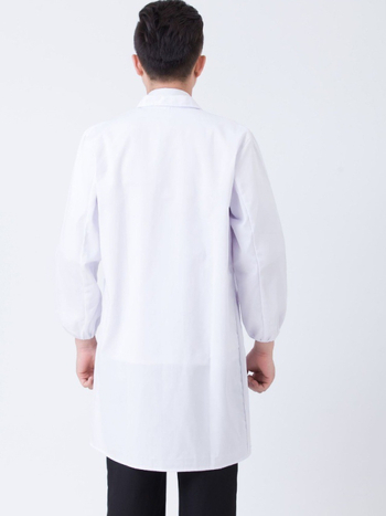 Gydytojo chalatas, medvilnės mišinio audinys; drėgmės nutekėjimas; pamušalas medvilnė; keturi metų laikai; vyrams