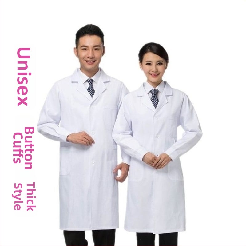 Gydytojo chalatas, medvilnės mišinio audinys; drėgmės nutekėjimas; pamušalas medvilnė; keturi metų laikai; vyrams