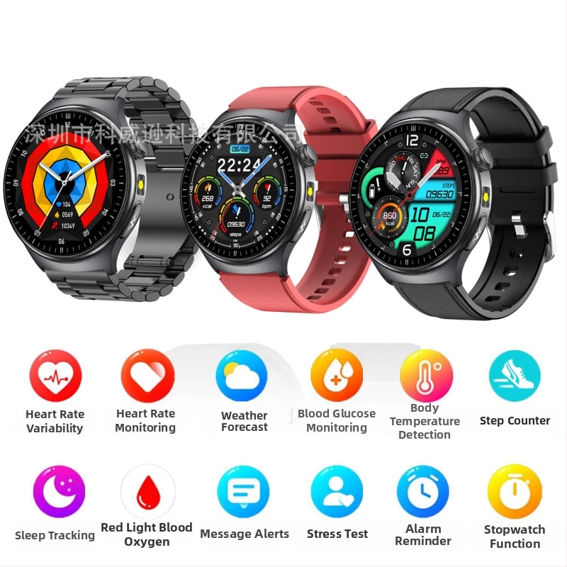 TK27 nutikas kell Bluetooth kõnede jaoks, mitteinvazivne vererõhu mõõtmine, vere hapnikutaseme mõõtmine, südame löögisageduse jälgimine, AMOLED ekraan