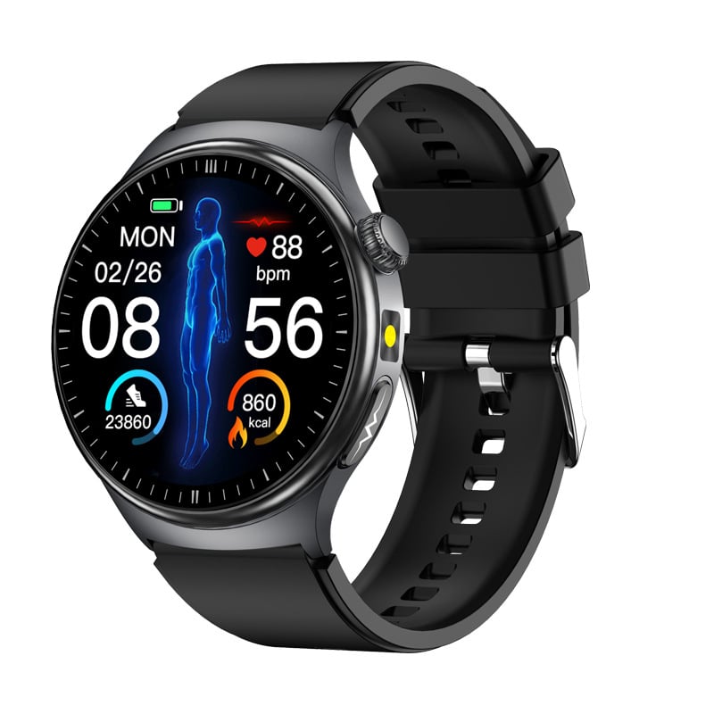 TK27 nutikas kell Bluetooth kõnede jaoks, mitteinvazivne vererõhu mõõtmine, vere hapnikutaseme mõõtmine, südame löögisageduse jälgimine, AMOLED ekraan