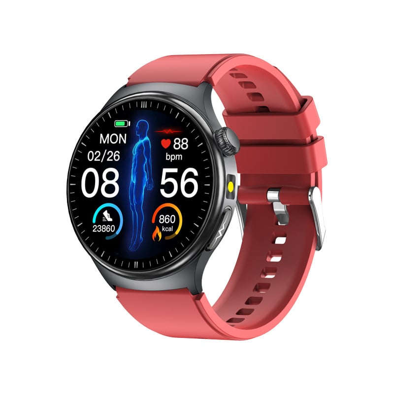 TK27 nutikas kell Bluetooth kõnede jaoks, mitteinvazivne vererõhu mõõtmine, vere hapnikutaseme mõõtmine, südame löögisageduse jälgimine, AMOLED ekraan