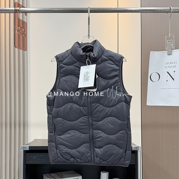 Kokvilnas veste vīriešiem un sievietēm — stāvošā apkakle, rāvējslēdzējs, Corduroy audums, galvenais audums 70% kokvilna, oderējums no kokvilnas, brīvs piegriezums, piemērots pavasarim un rudenim