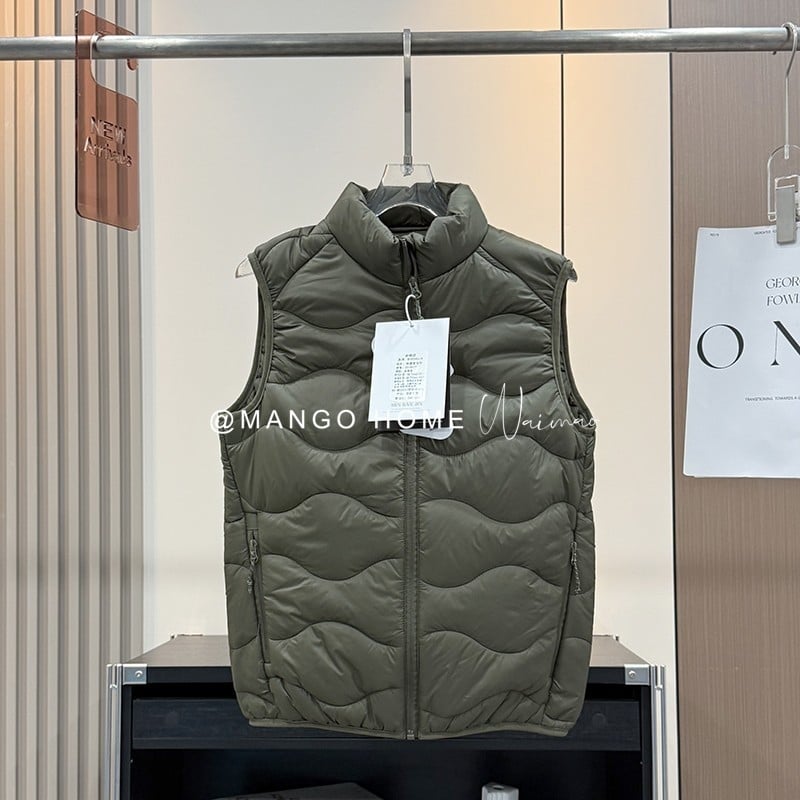 Kokvilnas veste vīriešiem un sievietēm — stāvošā apkakle, rāvējslēdzējs, Corduroy audums, galvenais audums 70% kokvilna, oderējums no kokvilnas, brīvs piegriezums, piemērots pavasarim un rudenim