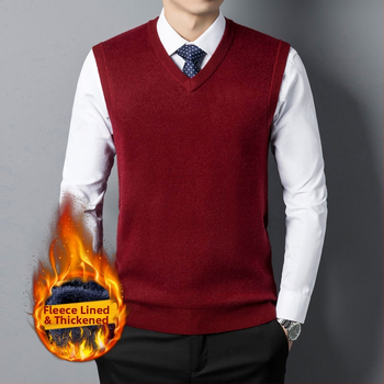 Vīriešu flīsa veste ar pieguļošu siluetu, ziemas 2024 izlaidums, V kakla izgriezums, audums maisījums (65,2% spandeks, 22,6% poliesters, 9,8% akrils, 2,4% vilna)