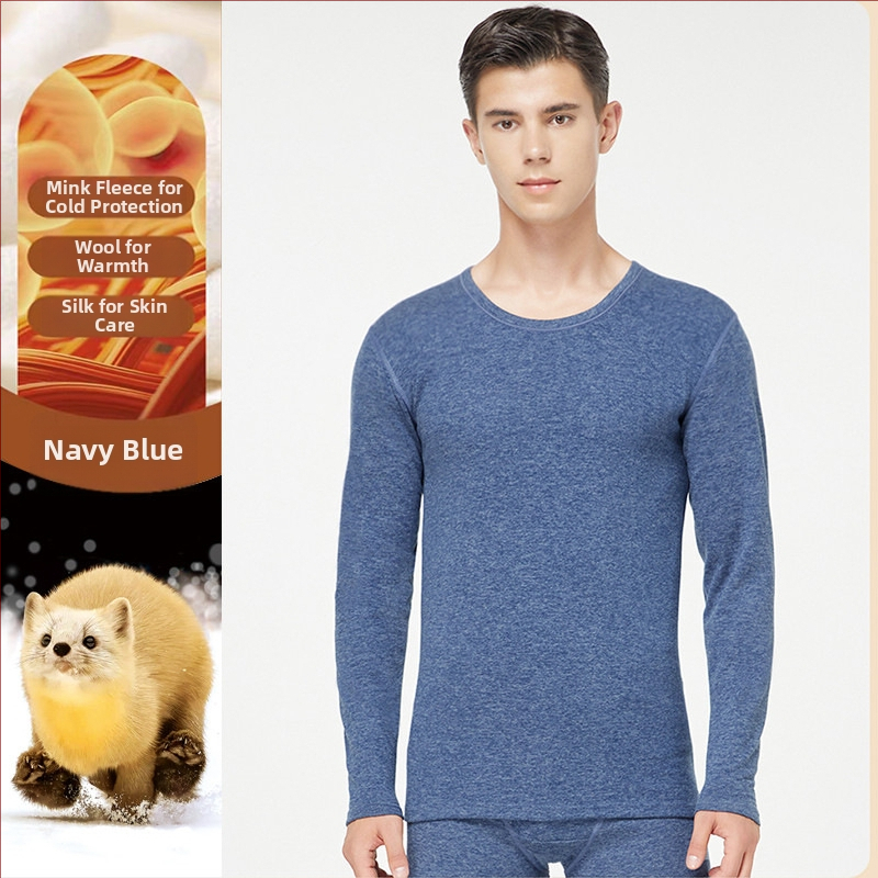 Kašmīra termo apakšveļas komplekts ar minkas velūru, dubultslānis, apaļš kaklaizgriezums, garas piedurknes un bikses, universāls, uztur siltumu un antibakteriālas īpašības.