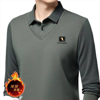 Marškiniai su terminiu flisu pamušalu, laisvas kirpimas, kvadratinė apykaklė, ilgos rankovės