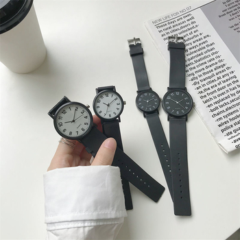 Női kvarc analóg óra, szilikon szíj, műanyag tokkal, kerek számlap, modell AC-01