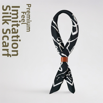 Meeste ruuduline sall abstraktsete joontega, kunstlik siid, twill-kude, kevad, Shaoxingi päritolu