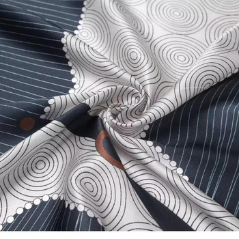 Meeste ruuduline sall abstraktsete joontega, kunstlik siid, twill-kude, kevad, Shaoxingi päritolu