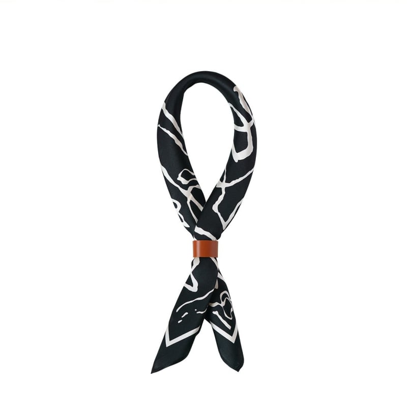 Meeste ruuduline sall abstraktsete joontega, kunstlik siid, twill-kude, kevad, Shaoxingi päritolu