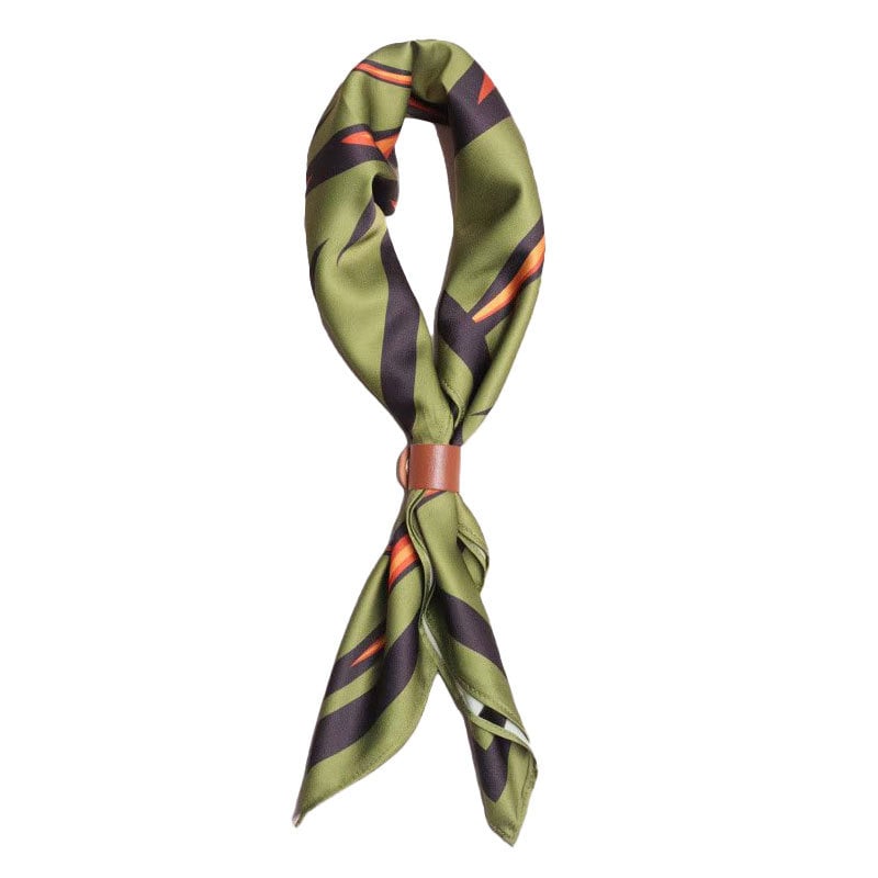 Meeste ruuduline sall abstraktsete joontega, kunstlik siid, twill-kude, kevad, Shaoxingi päritolu