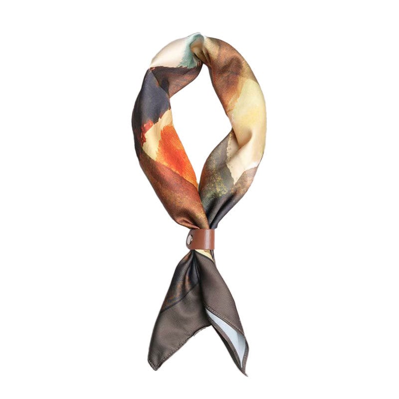 Meeste ruuduline sall abstraktsete joontega, kunstlik siid, twill-kude, kevad, Shaoxingi päritolu