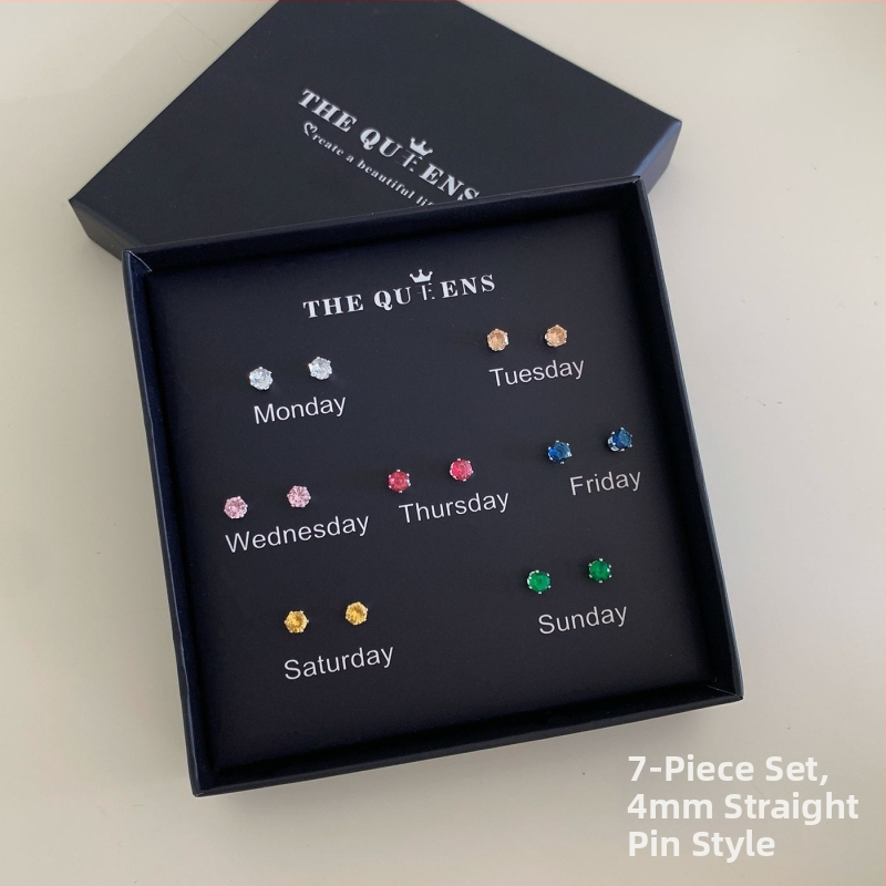 Aino auskari, cinka sakausējums, 925 sudraba stienīši, formas: sirds, zieds, lente, elektroplatēšana