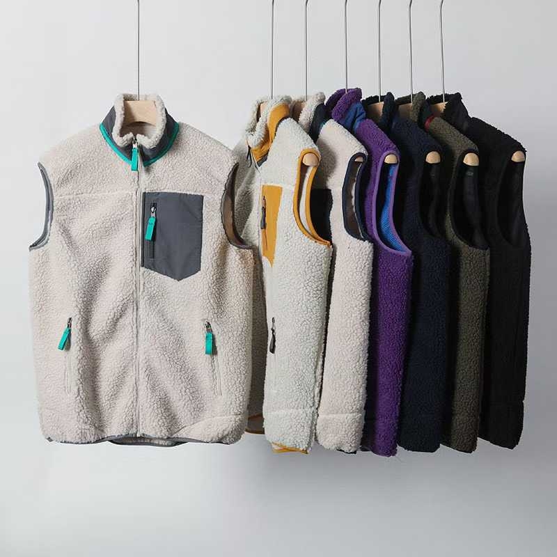 Flīsa veste, korejiešu stila kardigans, augšējā apkakle, pilns rāvējslēdzējs, pavasaris un rudens