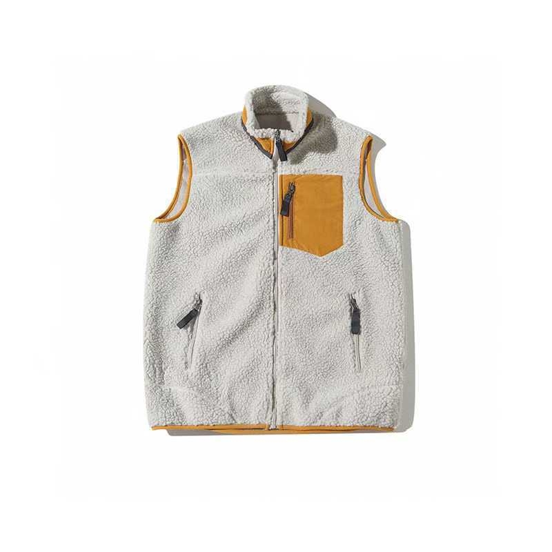 Flīsa veste, korejiešu stila kardigans, augšējā apkakle, pilns rāvējslēdzējs, pavasaris un rudens