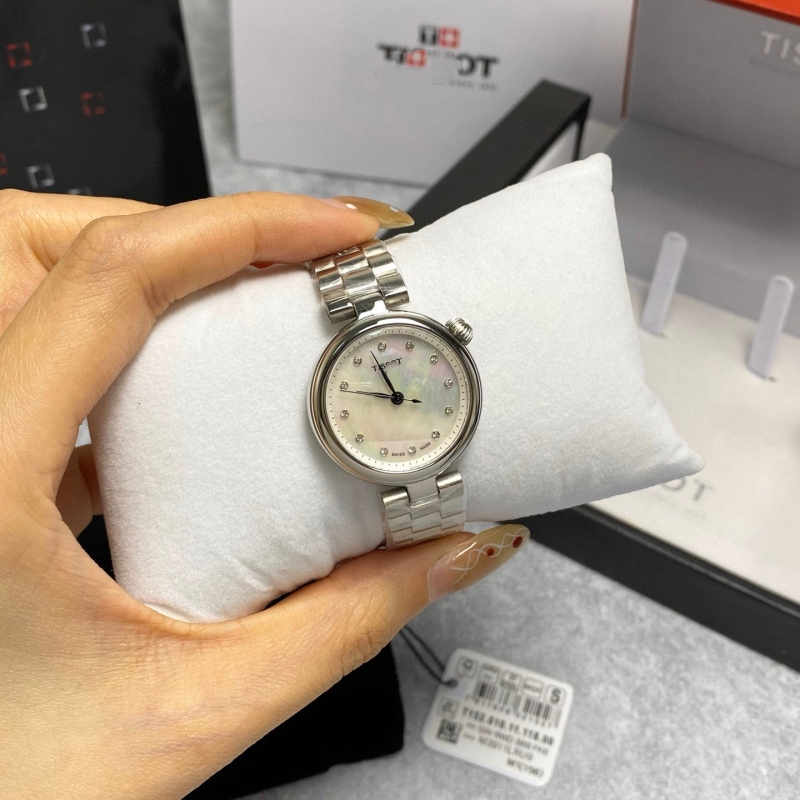 Ženski satovi, serija T152: Klasična Carrie Mala ljepotica, starorimski stil, kvarc GL24 (Swiss ETA), vodootpornost 30 m, kućište i remen od nehrđajućeg čelika, safir kristal