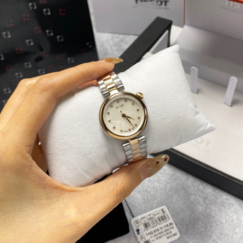 Ženski satovi, serija T152: Klasična Carrie Mala ljepotica, starorimski stil, kvarc GL24 (Swiss ETA), vodootpornost 30 m, kućište i remen od nehrđajućeg čelika, safir kristal