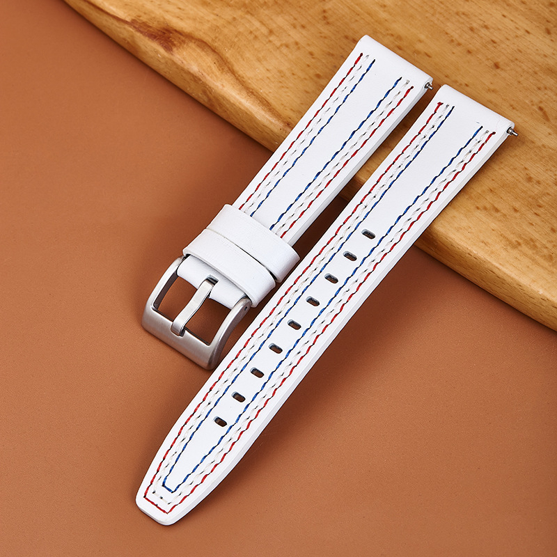 Curea de ceas din piele de vițel, cu eliberare rapidă, pentru Samsung 7 Ultra și Huawei Fit 3 — Xin Starting Point