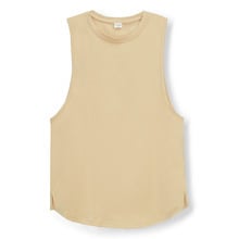 Vīriešu sporta tank top bez piedurknēm - brīvs piegriezums, Ice Ceramic Cotton 95%, raksts: vienkrāsains