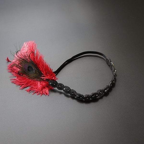 Etno stiilis sule juukseband ruudulise mustriga