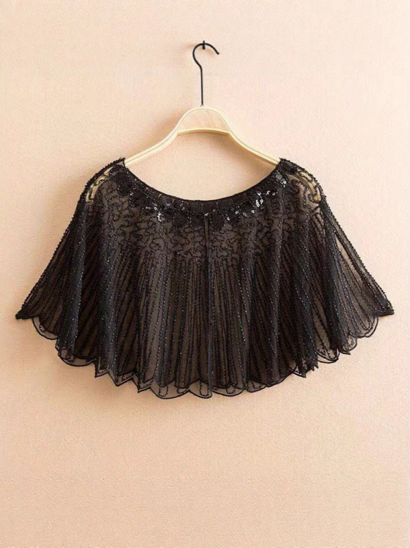 Priekšnesuma kleita ar pērlītēm šallītes un Cheongsam stila pārklājumu vēdera dejošanai — Spandex audums, pavasaris 2025, sieviete