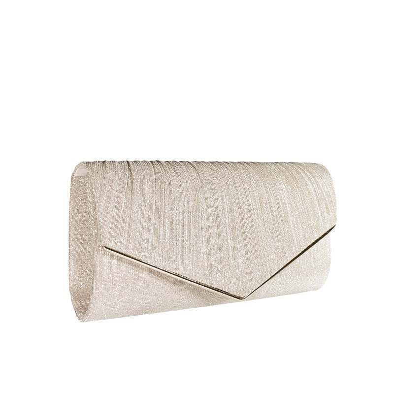 Vakara klutch somiņa - poliesters, iekšējā odere poliesters, aploksnes stila forma, laminēta iekšējā atslēga ar rāvējslēdzēju, horizontāls kvadrāta formu