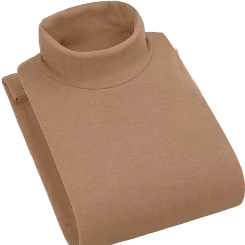 Meeste pikkade varrukatega T‑särk, lihtne stiil; Kaelus: kõrge kaelus; Varrukad: pikad; Vooder: fleece; Materjal: atsetaatkiud (Hooaeg: Talv)