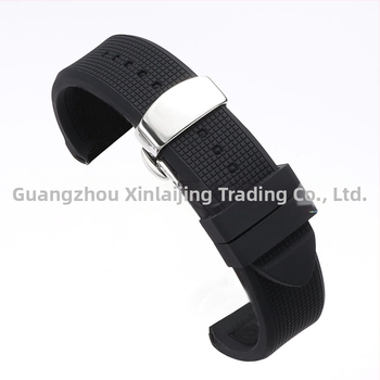 Каишка за часовник от силикон със пеперудена катарама за Huawei GT серия (GT246, GT2PRO, GT2E, Watch3) – Royal, лято 2024