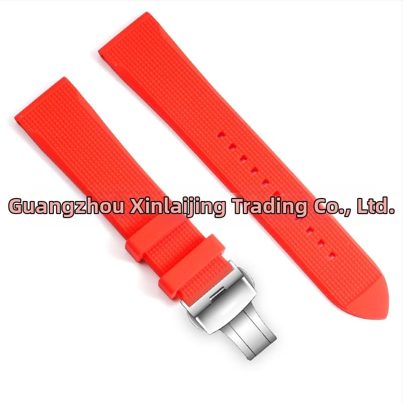 Каишка за часовник от силикон със пеперудена катарама за Huawei GT серия (GT246, GT2PRO, GT2E, Watch3) – Royal, лято 2024