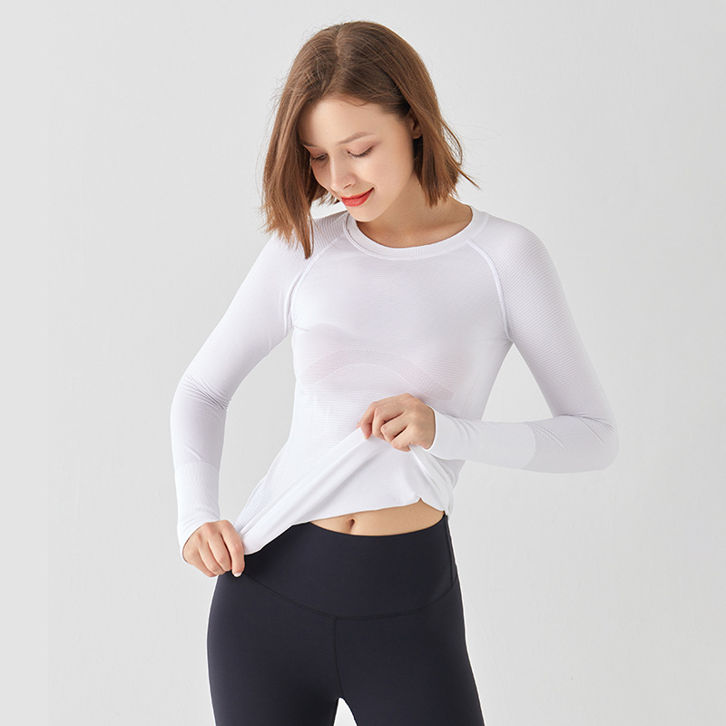 Majica T-shirt Slim Fit s dugim rukavima V izrezom, 95% Spandex Mercerizirana tkanina, 3D uzorak