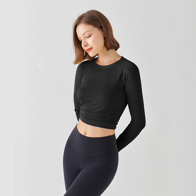 Majica T-shirt Slim Fit s dugim rukavima V izrezom, 95% Spandex Mercerizirana tkanina, 3D uzorak