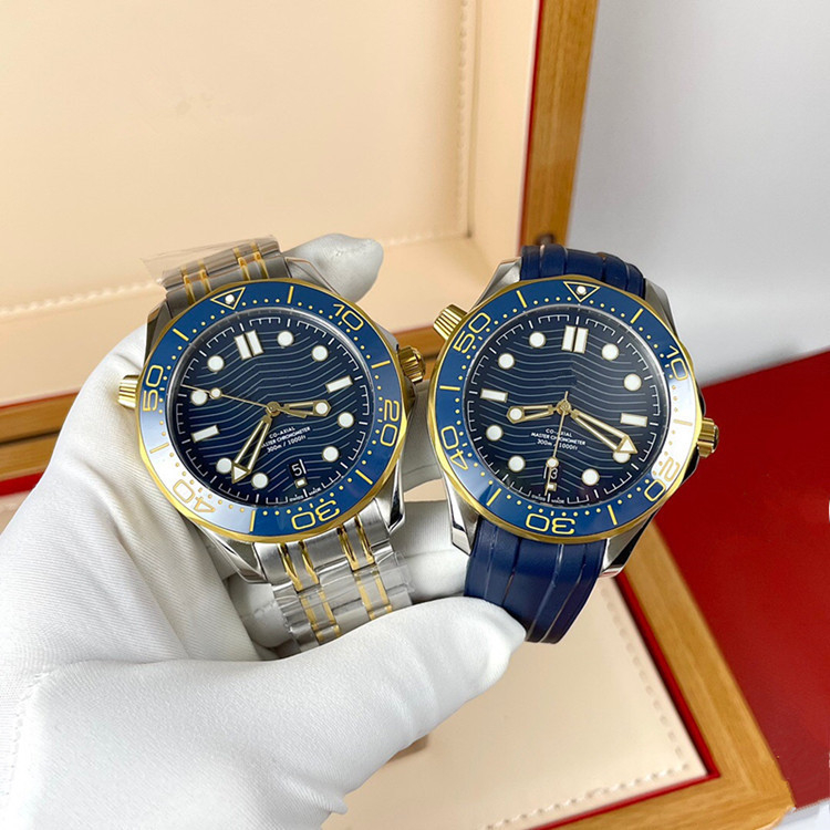 Muški mehanički automatski sat s keramičkim bezelom, luminescentskim brojčanikom, kućište od nehrđajućeg čelika, vodootpornost 100 m