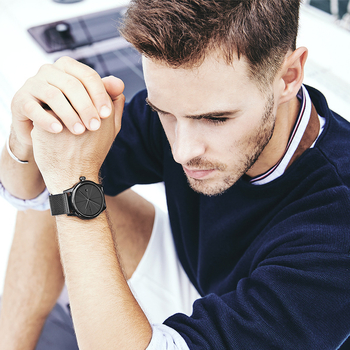 Automatski mehanički muški sat – Pearl mehanizam, kalendar, vodootpornost 30 m, kućište od nehrđajućeg čelika, narukvica od nehrđajućeg čelika