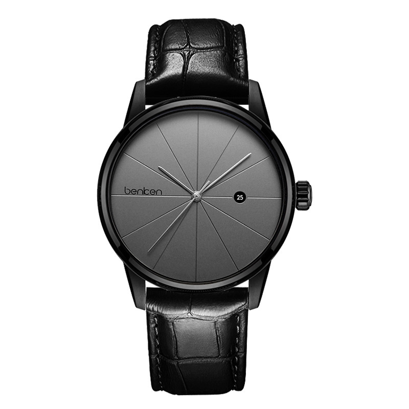 Automatski mehanički muški sat – Pearl mehanizam, kalendar, vodootpornost 30 m, kućište od nehrđajućeg čelika, narukvica od nehrđajućeg čelika