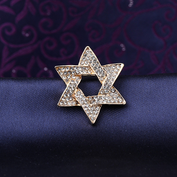 Broš od legure — unisex, kruna dizajn, elektroplatiranje, dekorativno