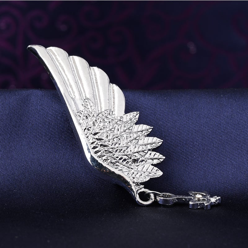 Broš od legure — unisex, kruna dizajn, elektroplatiranje, dekorativno