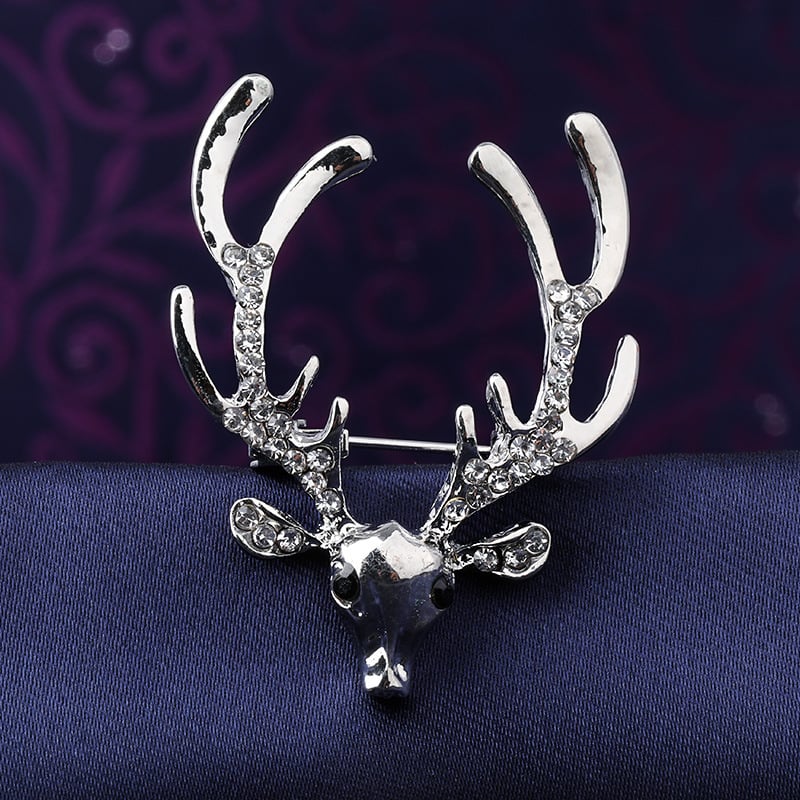 Broš od legure — unisex, kruna dizajn, elektroplatiranje, dekorativno