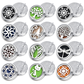 Segė su aromaterapiniu difuzoriumi, Gyvenimo medis, minimalistinis unisex aksesuaras iš nerūdijančio plieno, daugiafunkcinis