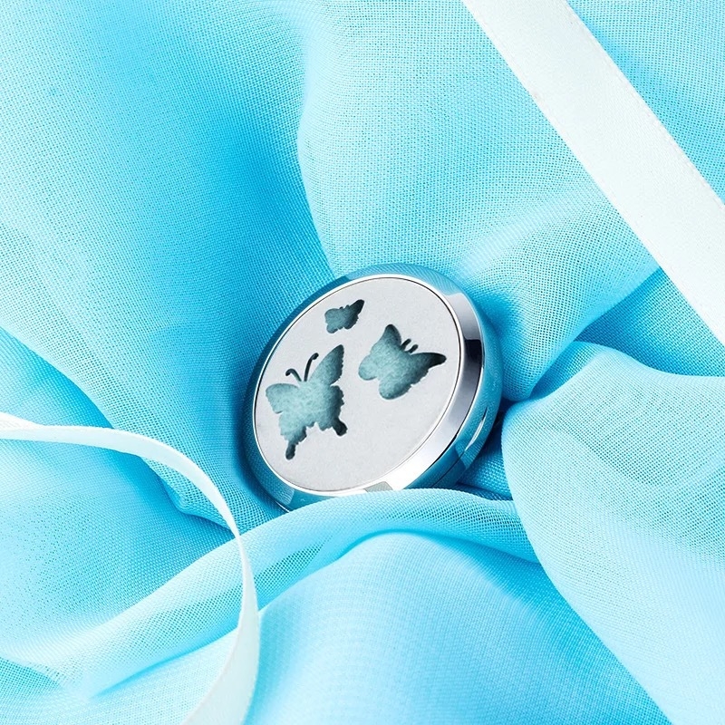 Segė su aromaterapiniu difuzoriumi, Gyvenimo medis, minimalistinis unisex aksesuaras iš nerūdijančio plieno, daugiafunkcinis