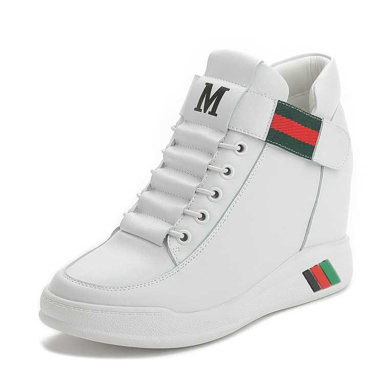 Ženske tenisice s povećanjem visine, Velcro zatvaranje, casual stil, korejski stil, gornji materijal od mikrovlakana