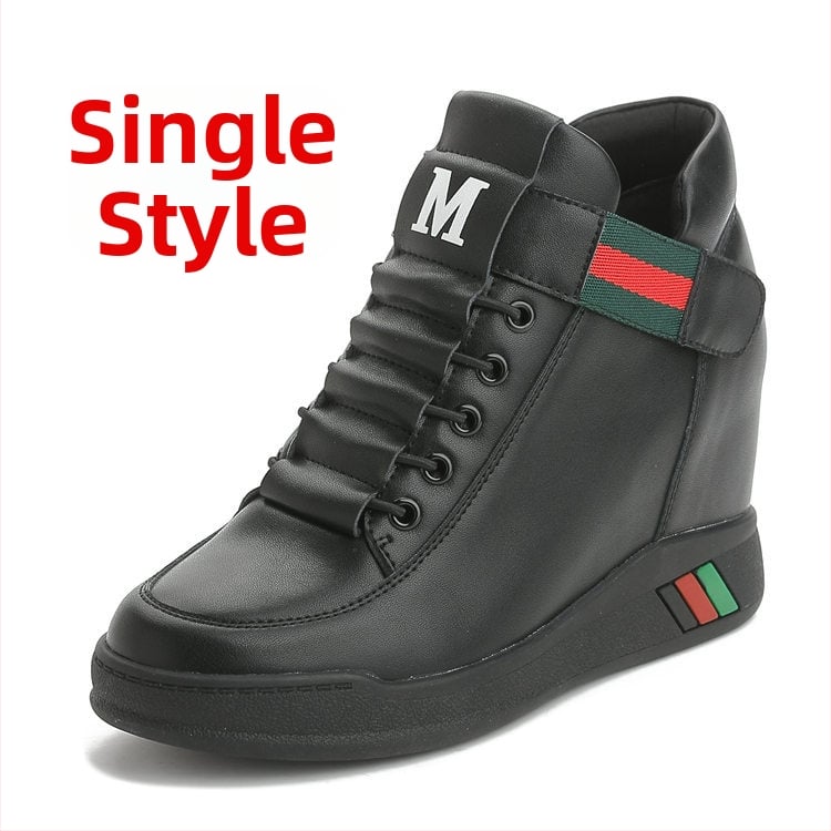 Ženske tenisice s povećanjem visine, Velcro zatvaranje, casual stil, korejski stil, gornji materijal od mikrovlakana