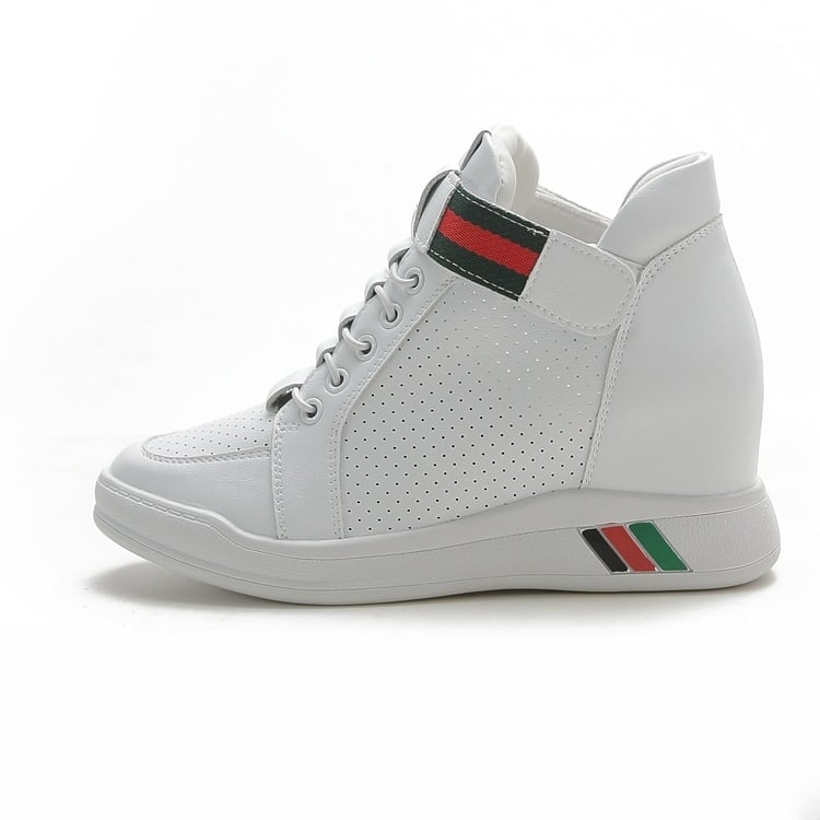 Ženske tenisice s povećanjem visine, Velcro zatvaranje, casual stil, korejski stil, gornji materijal od mikrovlakana