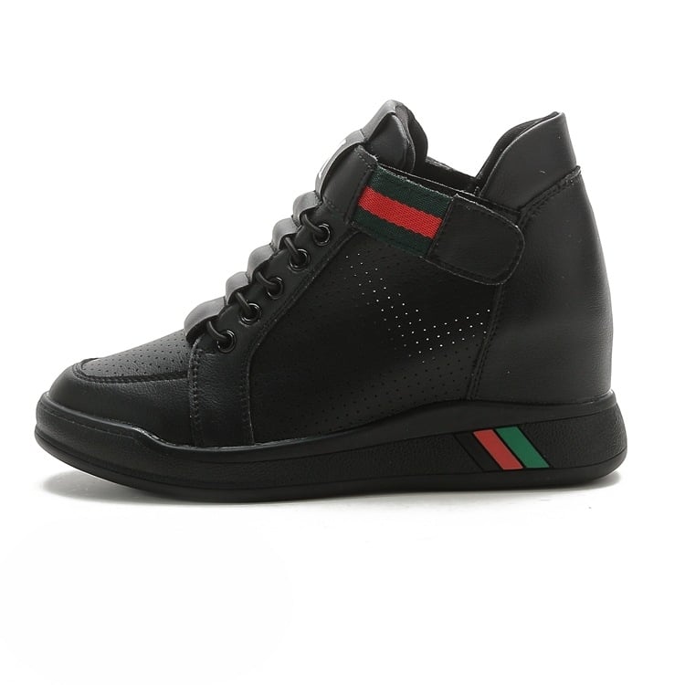 Ženske tenisice s povećanjem visine, Velcro zatvaranje, casual stil, korejski stil, gornji materijal od mikrovlakana