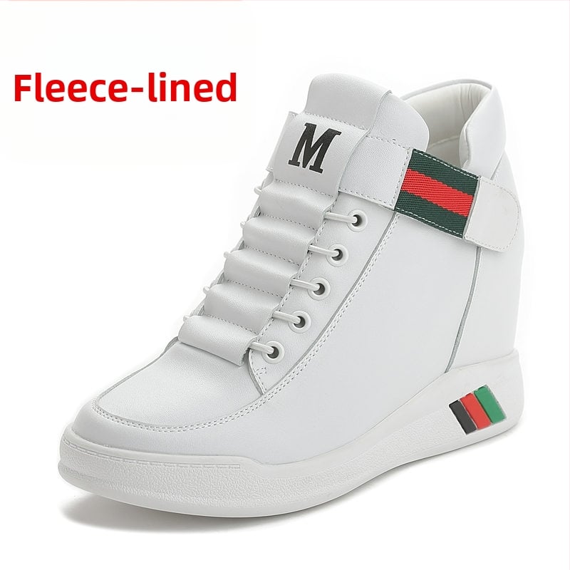 Ženske tenisice s povećanjem visine, Velcro zatvaranje, casual stil, korejski stil, gornji materijal od mikrovlakana