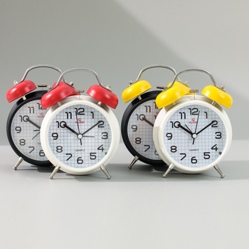 Mehaaniline laua äratuskell õpilastele – tugev alarm, analoogne ekraan (käed ja numbrid), patareiga toidetav, metallkorpus