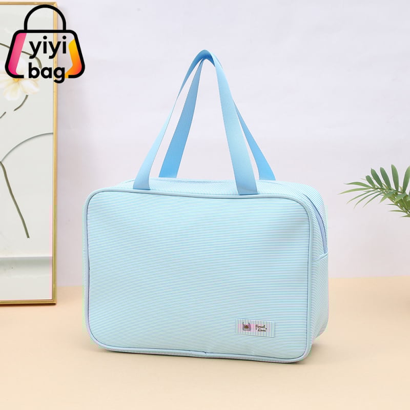 Τσαντάκι καλλυντικών (πολυεστέρας; κλείσιμο με φερμουάρ; αδιάβροχο; διαχωρισμός στεγνώματος-υγρού; επένδυση PU)