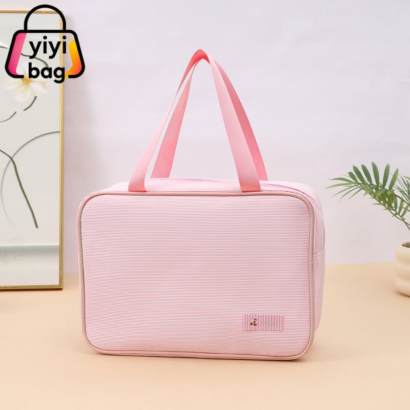 Τσαντάκι καλλυντικών (πολυεστέρας; κλείσιμο με φερμουάρ; αδιάβροχο; διαχωρισμός στεγνώματος-υγρού; επένδυση PU)