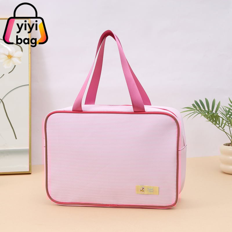 Τσαντάκι καλλυντικών (πολυεστέρας; κλείσιμο με φερμουάρ; αδιάβροχο; διαχωρισμός στεγνώματος-υγρού; επένδυση PU)