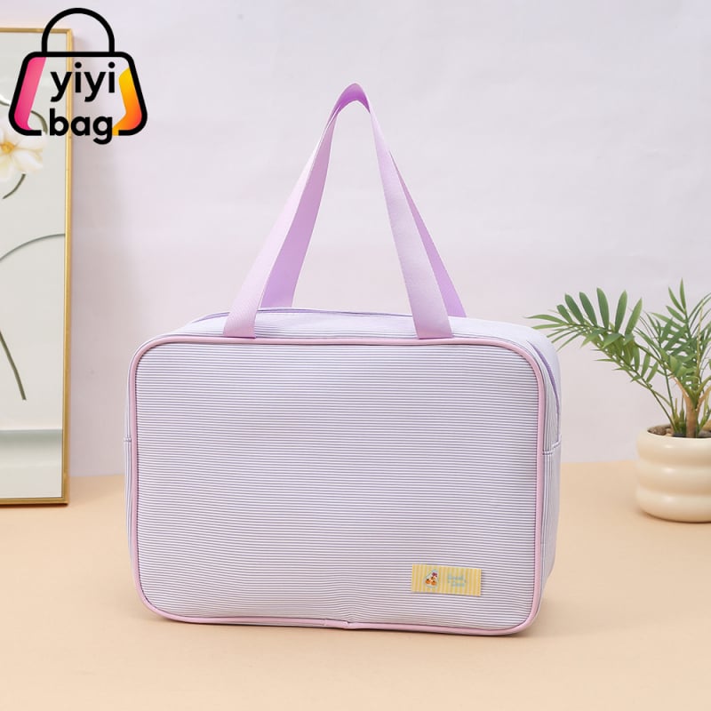 Τσαντάκι καλλυντικών (πολυεστέρας; κλείσιμο με φερμουάρ; αδιάβροχο; διαχωρισμός στεγνώματος-υγρού; επένδυση PU)